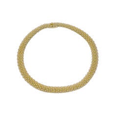 Ciner Textured Gold Collar