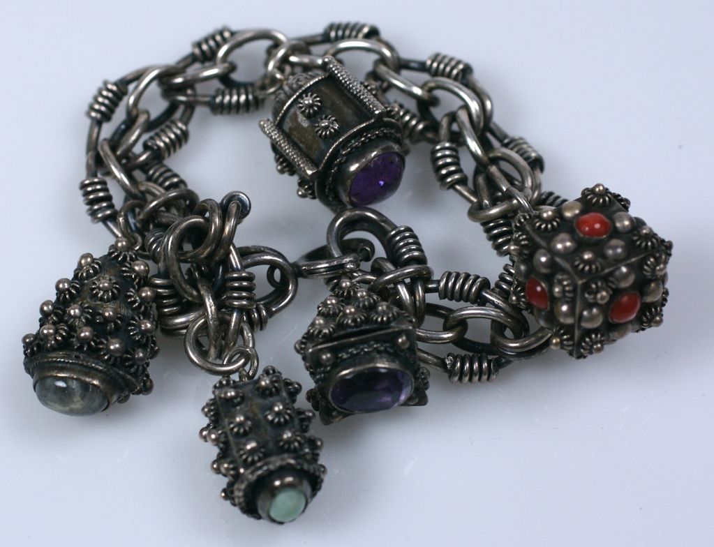 chunky silver bracelets