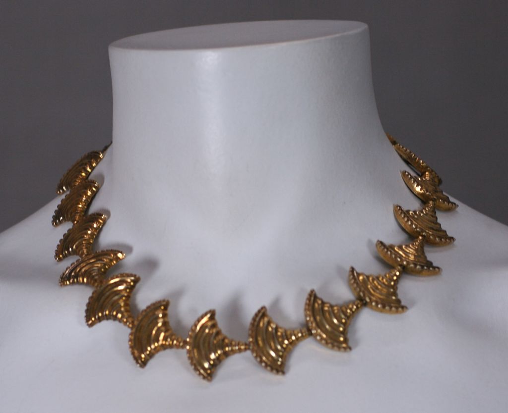 Zolotas Ensemble de colliers et de boucles d'oreilles en argent doré Pour femmes en vente
