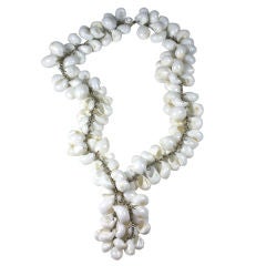 Miriam Haskell Summer Shell Necklace