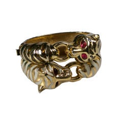 Pair Ciner Tiger Bangles