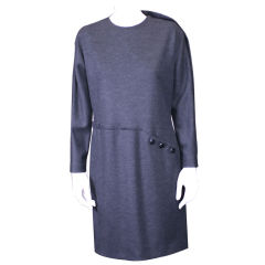 Geoffrey Beene Wool Jersey Spiral Seam Dress 1