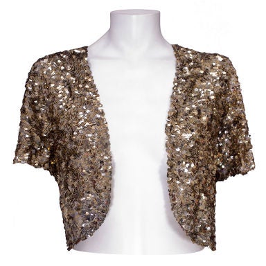 sequin bolero