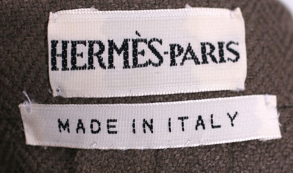 Hermes Cashmere Herringbone Blazer at 1stDibs