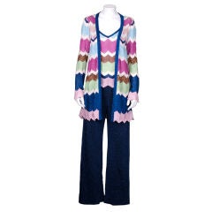Missoni Lurex Knit Pant Suit 7