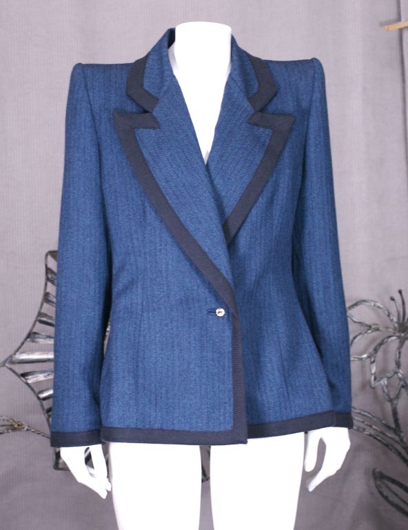 McQueen for Givenchy Pagoda Shoulder Jacket at 1stDibs