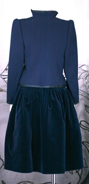 Women's Yves Saint Laurent Haute Couture Suit, F/W 79