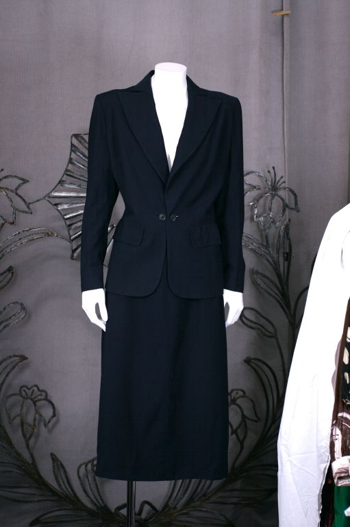 Adrian Intricately Constructed  Suit, 1940s 4