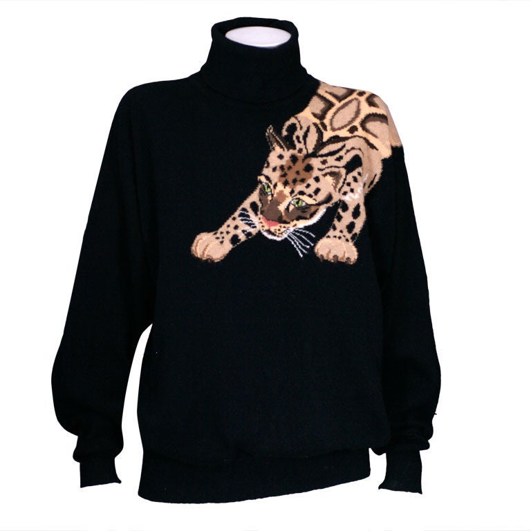 Wonderful Leopard Cashmere Sweater