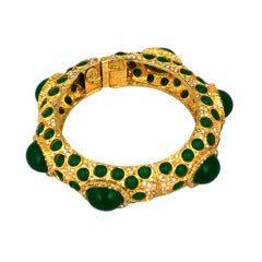 Kenneth Jay Lane Cabochon Bangle