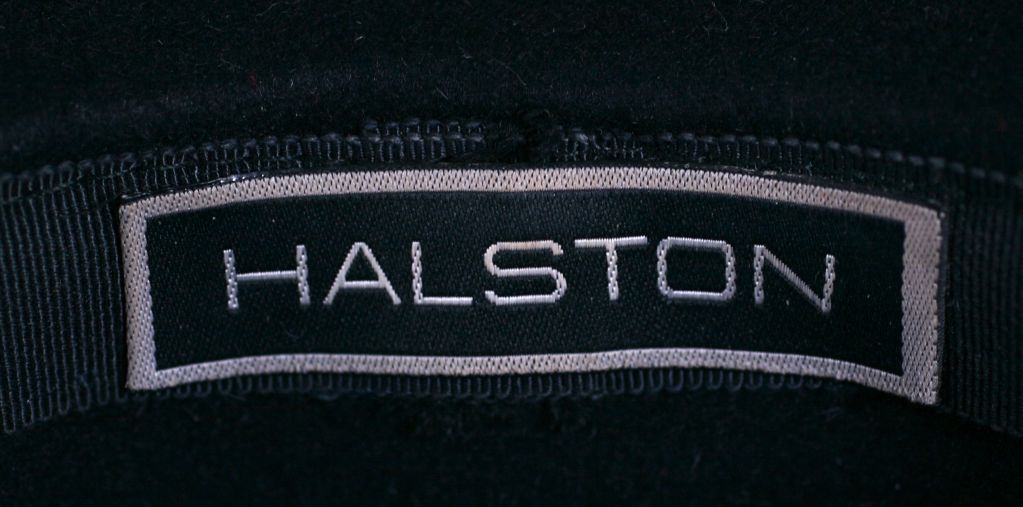 halston hat 90s