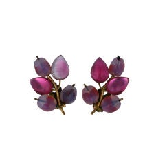 Langani Poured Glass Bud Earrings