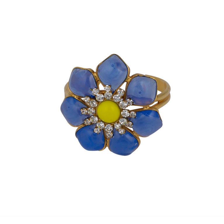 MWLC Opaline Blue Marguerite Cuff