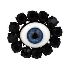 Rodarte Bague « Eye » bleue