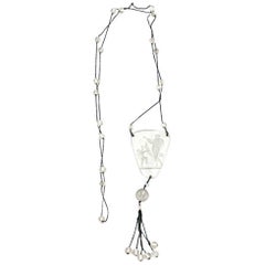 Arte francés  Collar Deco Cristal