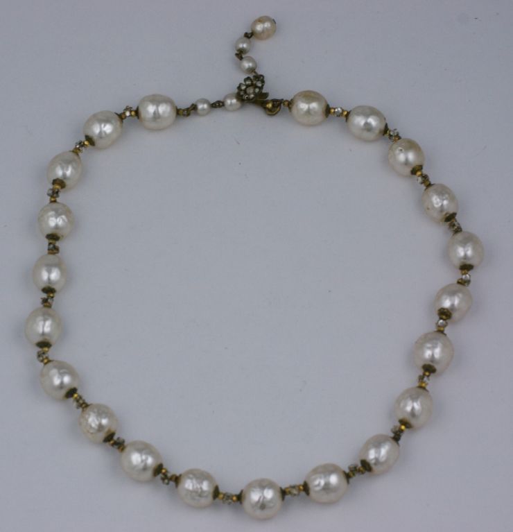 miriam haskell baroque pearl necklace