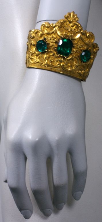 Impressive 19th Century French Crown Cuff 2