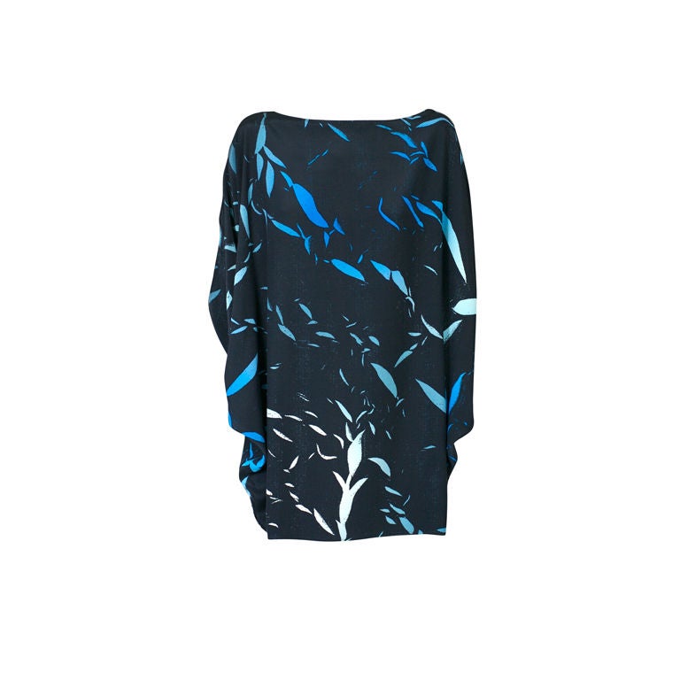 Margiela Bat Wing Silk Crepe Tunic For Sale