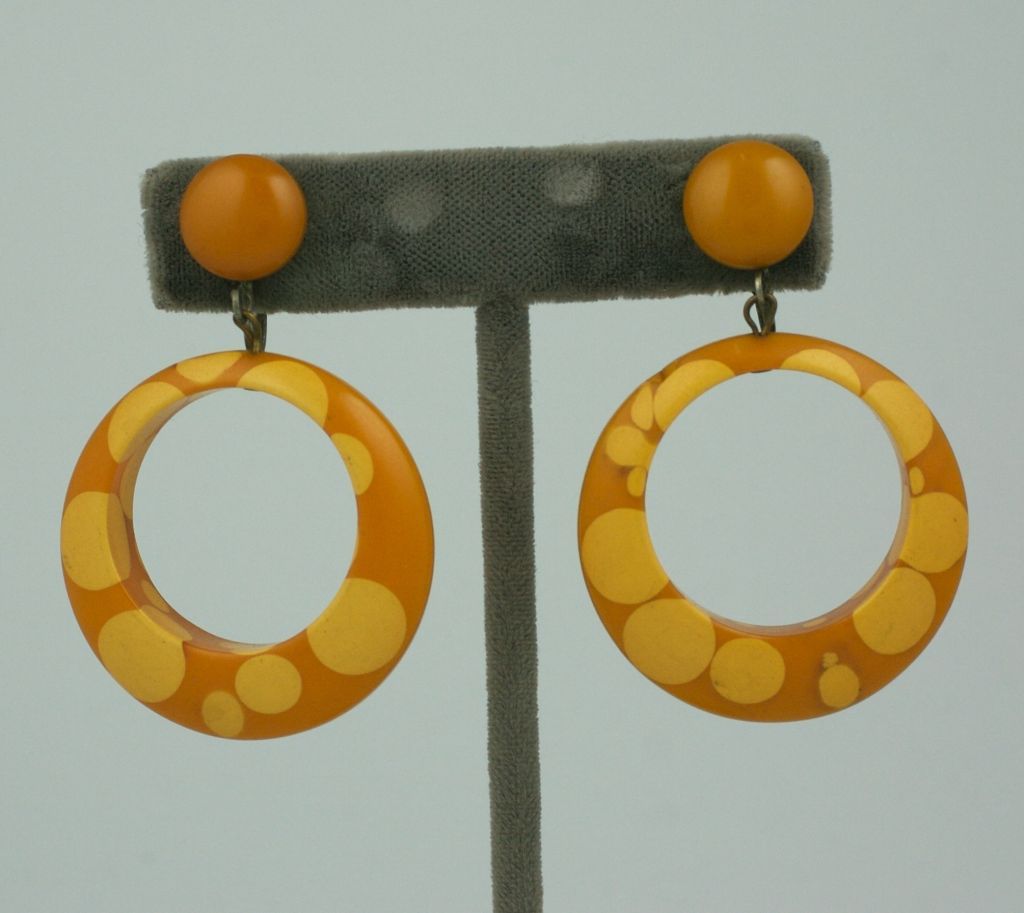 bakelite earrings