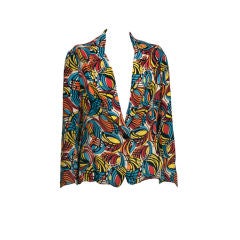 Art Deco Crepe Blazer , Wonderful Graphics 12
