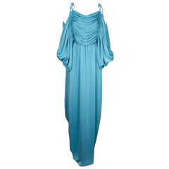 Draped Jersey Gown by Paraphernalia at 1stDibs