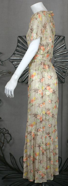 voile dress 1930s