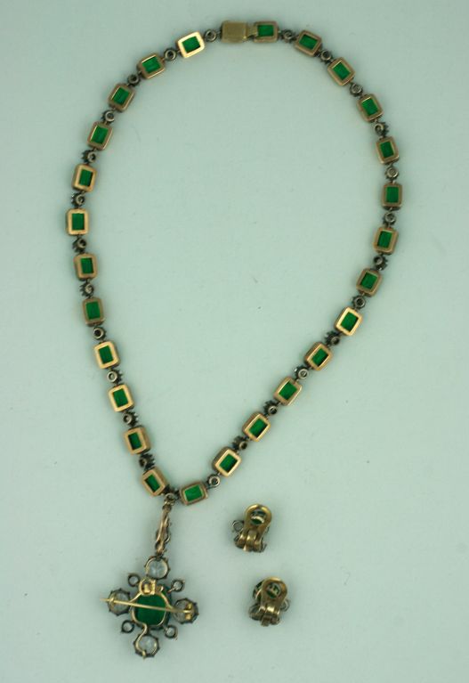 Women's Lovely Victorian Paste Necklace Combination