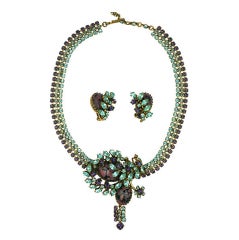 Attractive Austrian Crystal Necklace Set 4