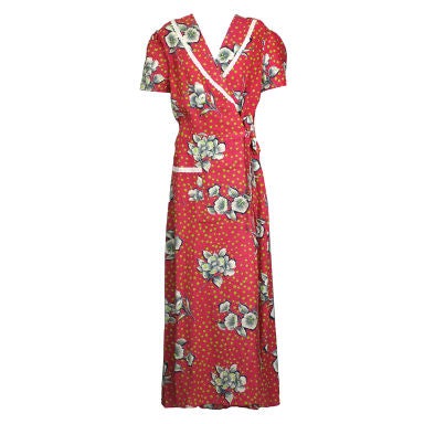 1930s wrap dress