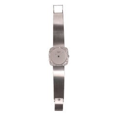 Carven White Gold and Diamond Wristwatch