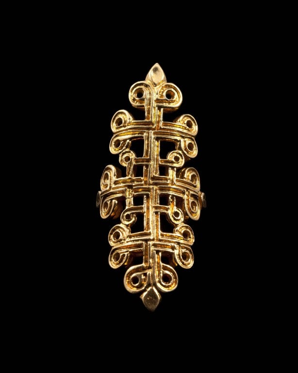 Ilias Lalaounis Byzantine gold ring