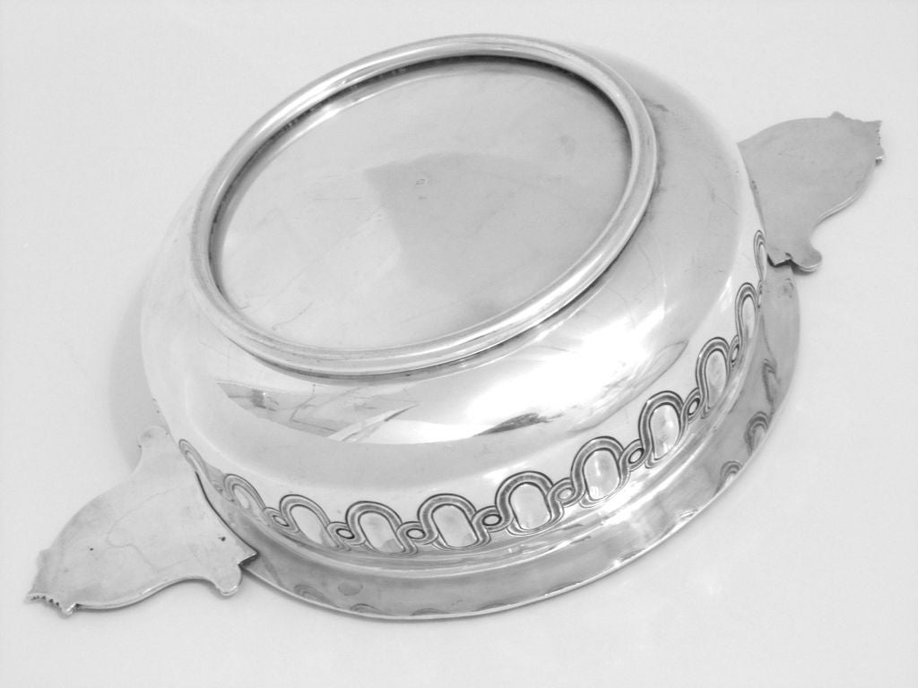 PUIFORCAT Rare French Sterling Silver Ecuelle Covered Serving Dish/Tureen 5