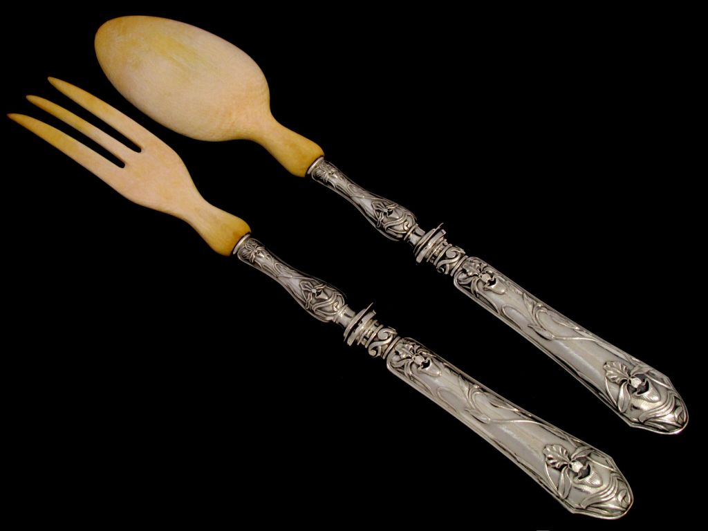 antique serving utensils
