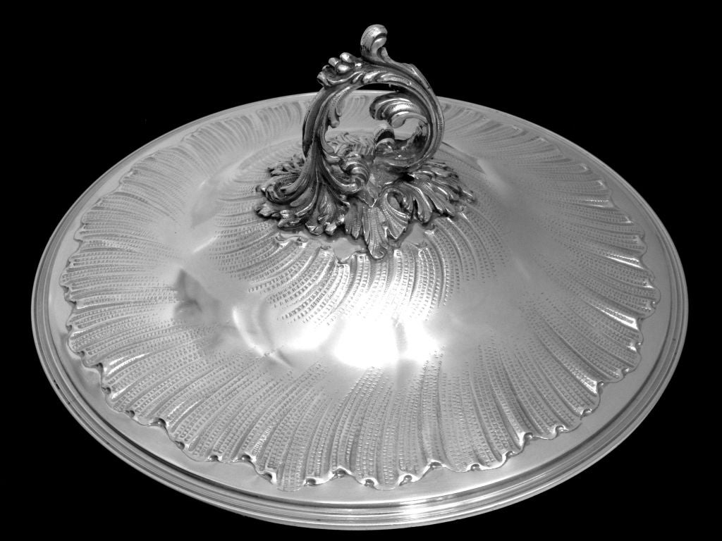 Gavard Fabulous French Sterling Silver Covered Serving Dish/Tureen Rococo For Sale 1