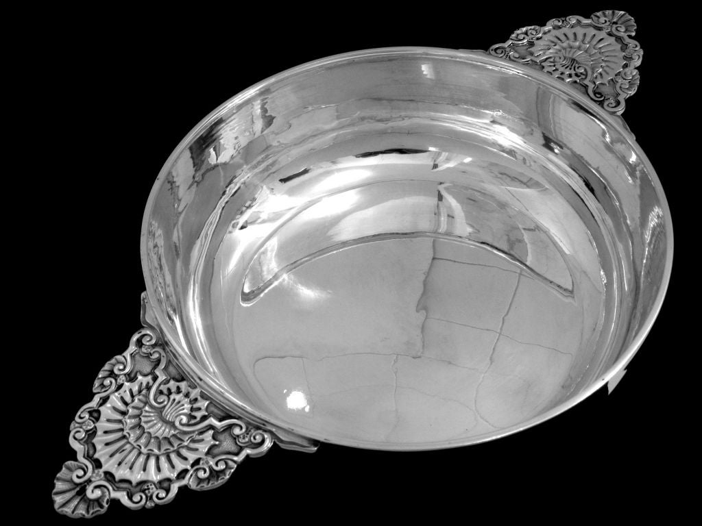 Women's or Men's Fabulous French Sterling Silver Ecuelle, Covered Serving Dish/Tureen Rococo