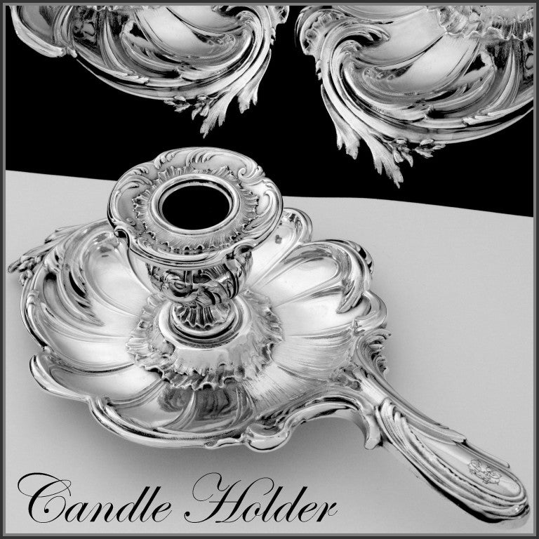 Fabulous French All Sterling Silver Candle Holder Rococo pattern

Gorgeous French sterling silver Candle Holder of exaggerated Rococo style. Finesse of design and quality of execution.

Head of Minerve 1st titre for 950/1000 French Sterling