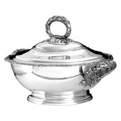 PUIFORCAT French Sterling Silver Covered Serving Dish/Tureen