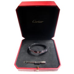 Cartier 10 Diamond White Gold Love Bracelet