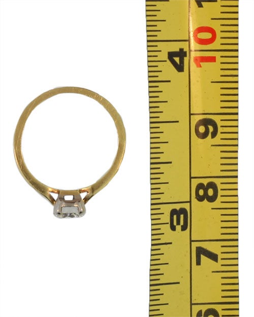 Tiffany & Co. Palladium Diamond Gold Ring For Sale 2