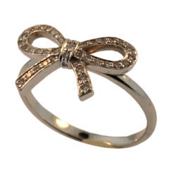 Tiffany & Co. Diamond Bow Ring