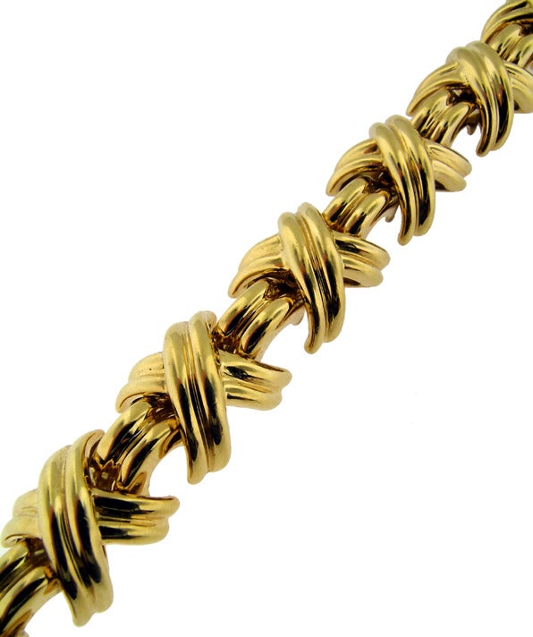 Tiffany & Co. "X" Link Necklace (110 grams)