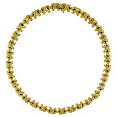 Tiffany & Co. "X" Link Necklace (110 grams)