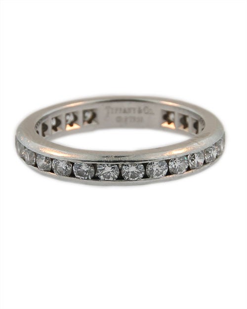 Tiffany & Co. Platinum, Diamond Wedding Band