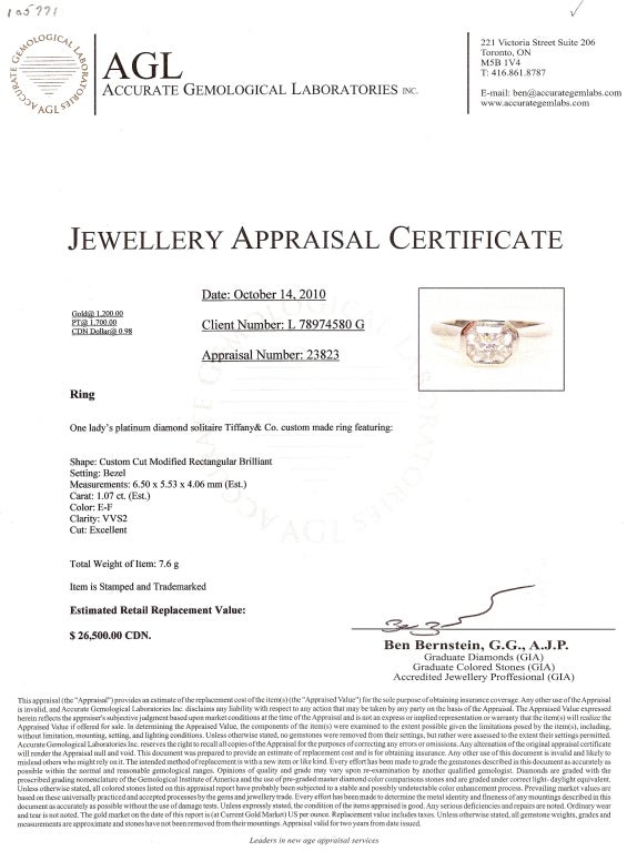 Tiffany & Co. Lucida Diamond Ring 1