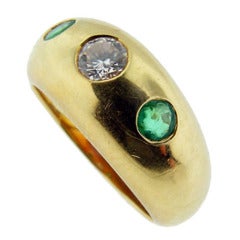Cartier Emerald and Diamond Ring