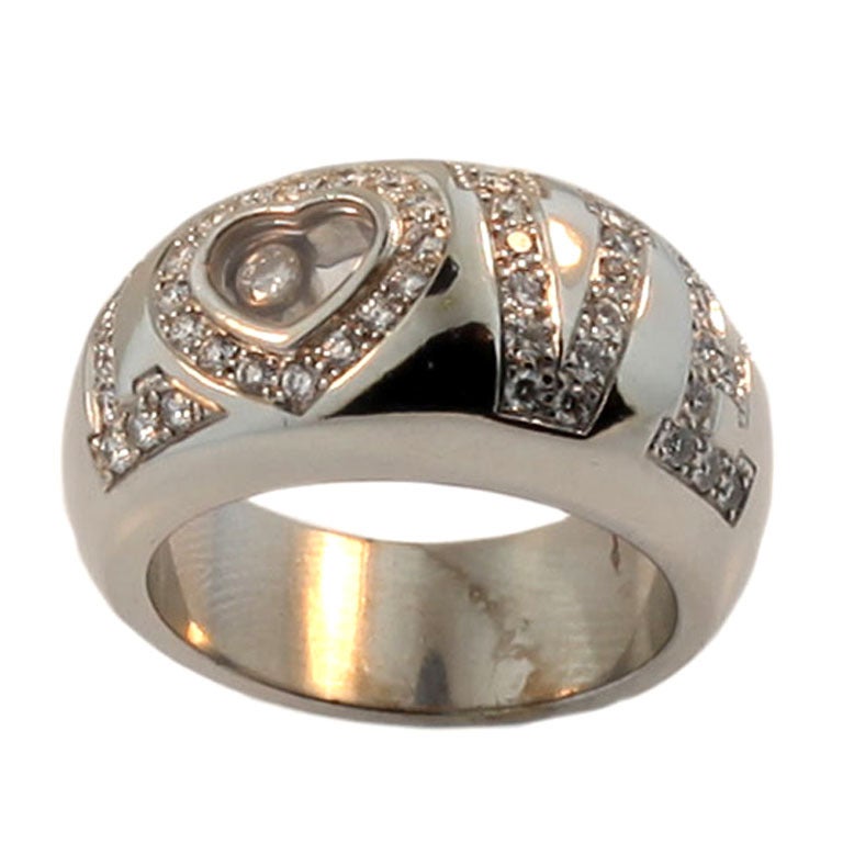 Chopard Happy Diamond Love Ring at 1stDibs