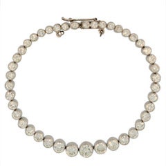 Vintage Diamond  Platinum Bracelet