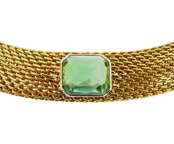 Tiffany & Co. Gold Tourmaline Necklace