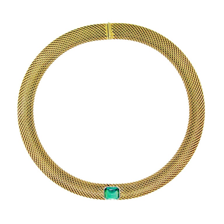 Tiffany 
Co. Gold Tourmaline Necklace For Sale