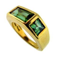 Paloma Picasso pour Tiffany & Co. Bague en tourmaline verte